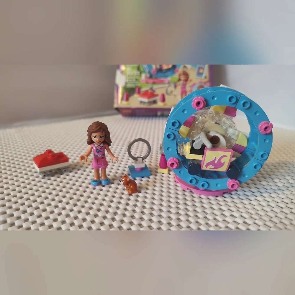 Lego Friends 41383 Olivia's Hamster Playground Building Toy Set